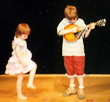 Rachel and Robbie, the youngest members of the  Learn Fast cast.