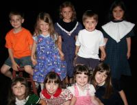 Some of
                    the Mother Goose cast