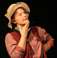 Engela as
                          Sam in The Red Princess Goes West